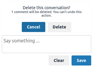 delete conversation