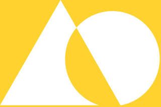 demo document logo with triangle shapes