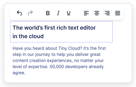 Vue inline text editor