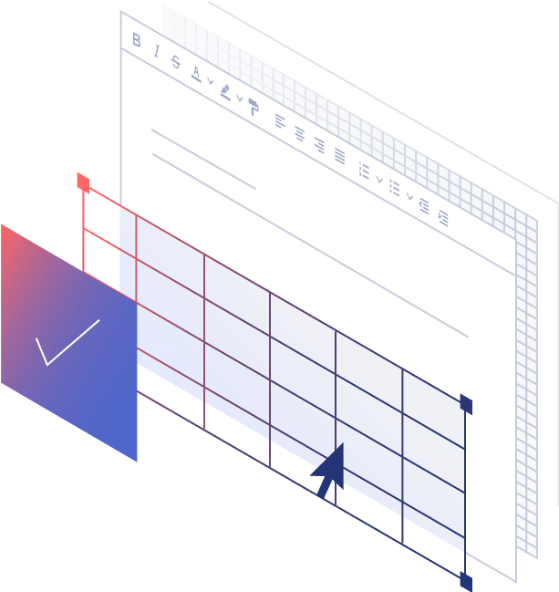 TinyMCE Enhanced Tables illustration